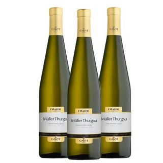 Pack 3xCavit Mastri Vino Bianco Müller Thurgau Trentino Doc 75 Cl