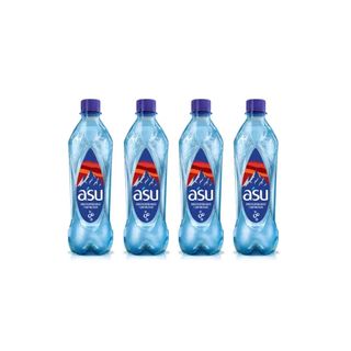 4 х Вода A'SU газированная, 0,5л