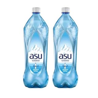 2x Вода A’SU негазированная, 1,5л