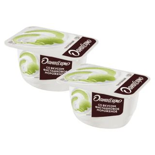 2x Йогурт Даниссимо Фисташковое мороженое, 100 гр