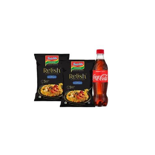 Indomie Relish Seafood Delight * 2 + Coca-Cola 50Cl