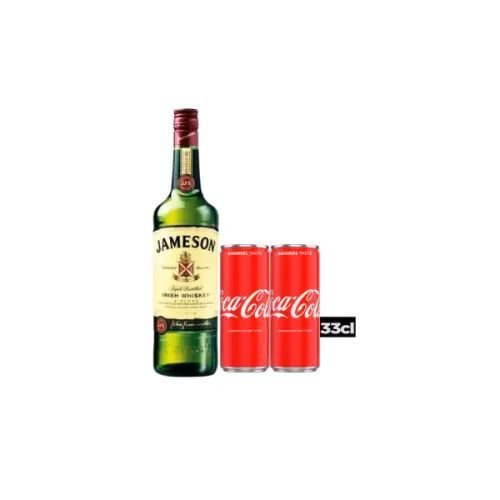 Jameson Irish Whiskey 70Cl + Coca Cola 33Cl