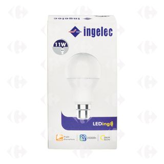 Lampe LED Ingelec Baillonette A60 11W B22 Lumière Jaune