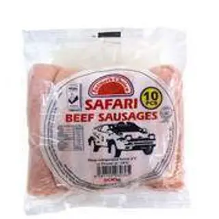 Farmer'S Choice Safari Beef Sausages 500G