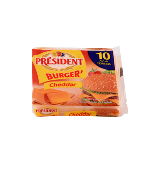 Fromage slice burger cheddar PRESIDENT 150GR  - 253