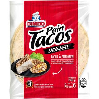 Pain Tacos original x6 unités 240g - BIMBO