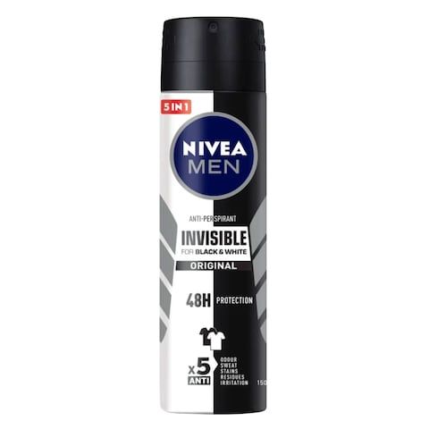 Nivea Deo Invisible Bw Men 150ml