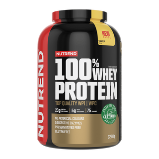 100% Whey Protein 2,250Kg - Nutrend Vanilla