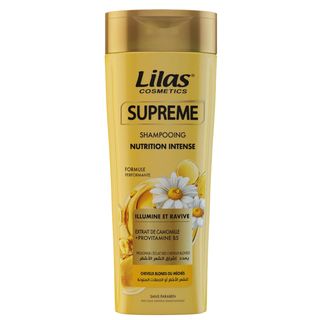 LILAS COSMETICS Shampooing Nutrition intense pour cheveux blonds ou méchés 400ml