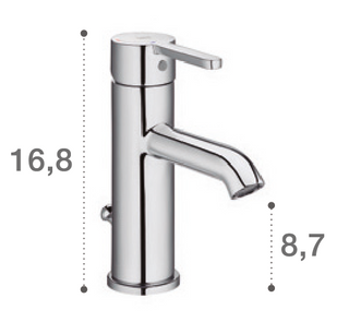 Mitigeur Lavabo Carelia Avec Vidage-105599