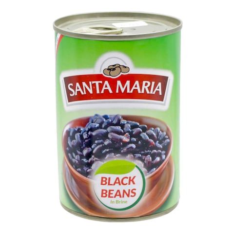 Santa Maria Black Beans In Brine 400g