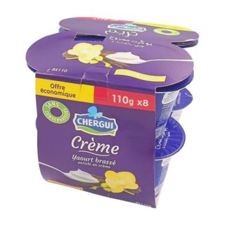 Pack Yaourt à cuillère Vanille Crème Chergui 8x110g