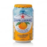 San pellegrino boisson gazeuse orange sanguine canette 33cl