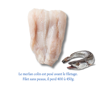 Filet de Colin sans peaux (1 kg)