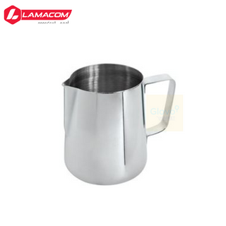 Lamacom Pot À Lait INOX 1L - Pichet Service Grande Capacité - Crémier Inoxydable - Accessoire Café Thé - Ustensile Élégant