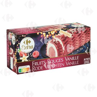 Bûche Glacée Fruits Rouges Carrefour 1L