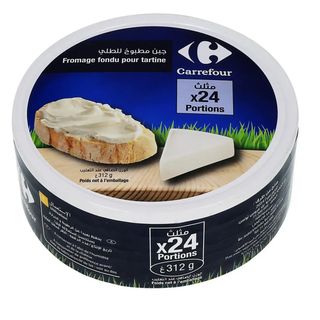 Carrefour Fromage Fondu À Tartiner La Boite De 24 Portions