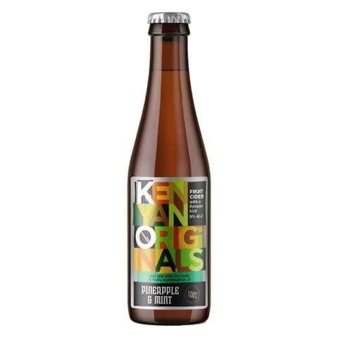 Kenyan Original Pinnapple &Mint Cider Bottle 330ml
