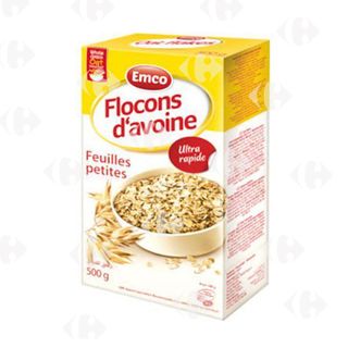 Flocons d'Avoine Petites Feuilles Emco 500g.