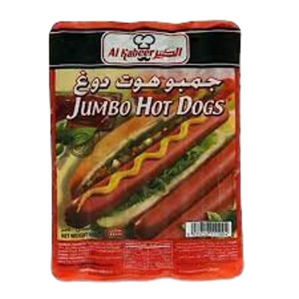 Al Kabeer Beef Jumbo Hot Dogs 400Gm