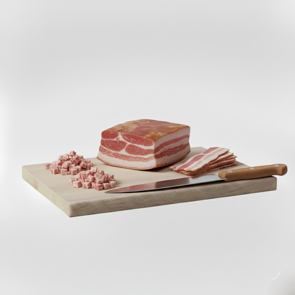 Lardons, poitrine, bacon ®