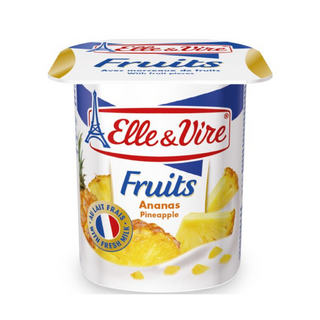 Dessert lacté avec de l'ananas 125g - ELLE & VIRE