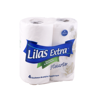 Papier hygiénique LILAS 4 rouleaux - 076