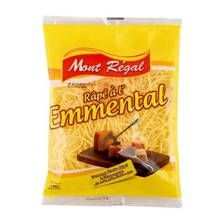 Fromage Fondu Râpé À L'Emmental - Le Sachet De 100G - Mont Regal