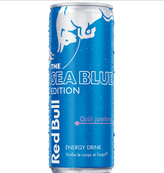Red Bull Boisson Énergisante Édition Juneberry Sea Blue 25 cl