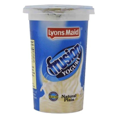 Frusion Natural Plain Cup Yoghurt 500ml