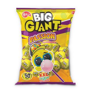 Big Giant Passion Lollipop 50pc