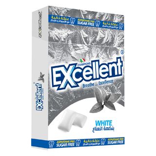 Excellent Chewing Gum Flip Top White 16,8g