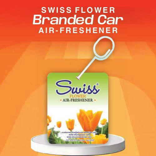 Swiss Flower Branded Car Air Fresheners