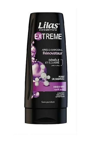 LILAS COSMETICS Après shampooing Rénovateur Pour cheveux Noirs 180 ml