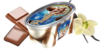 Daity Vanilla ice cream - With Biscuits 600g