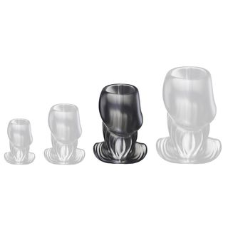 Plug Tunnel Holik L 7x4,5cm Ouverture 31 Noir