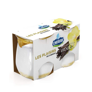 Yaourt brassé arômatisé à la vanille Les Plaisirs de Chergui 2x125g - CHERGUI