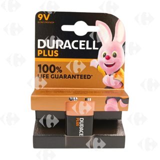 Pile Alcaline Plus Duracell 9V