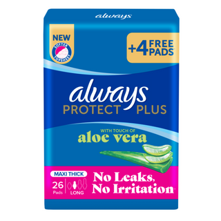 Always Protect Plus Serviette Hygiénique Long 28 Unîtes