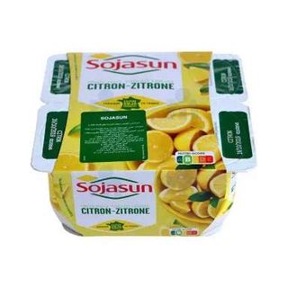 Dessert végétal au soja fermentée au citron 4x100g - SOJASUN