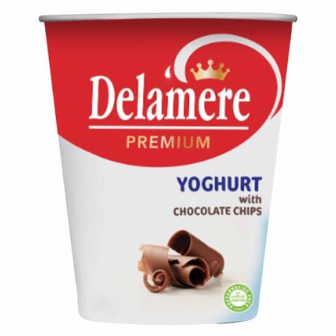 Delamere Premium Real Chocolate Chips Yoghurt 450ml