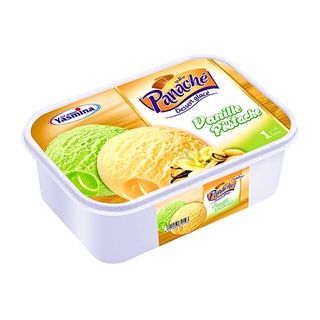 Crème Glacée Panache Vanille Pistache Yasmina 1L