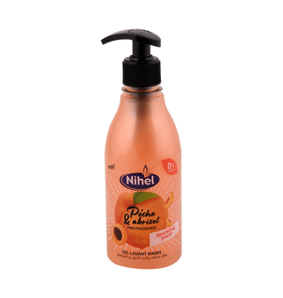 Savon liquide Pêche-Abricot NIHEL 380ml  - 334
