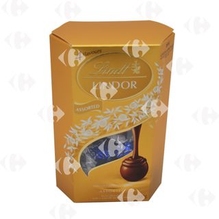 Boîte De Chocolats Au Lait, Noirs Et Blancs Fourrés 200G - Lindor