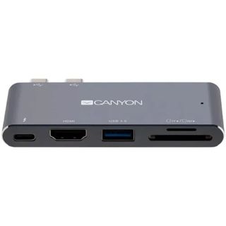 Canyon USB 7in1 T.bolt 3 Hub DS-5 S.Grey