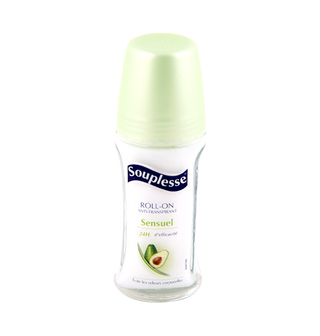 Déodorant roll-on pour femme lait d'avocat SOUPLESSE 50ml  - 868