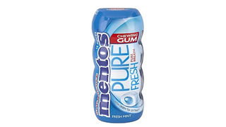 Chewing-gum Sans sucres saveur menthe Pure Fresh 24g - MENTOS