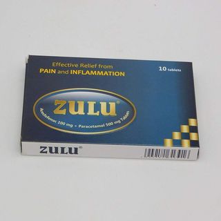 ZULU TABS 10S(aceclofenac + paracetamol)