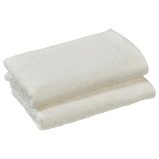 Tex Serviette Invité Écrue Le Lot De 2 Serviettes De 30X50Cm