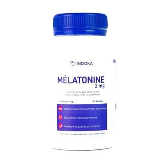 INDOKA MELATONINE 2MG BOITE DE 60 GELULES